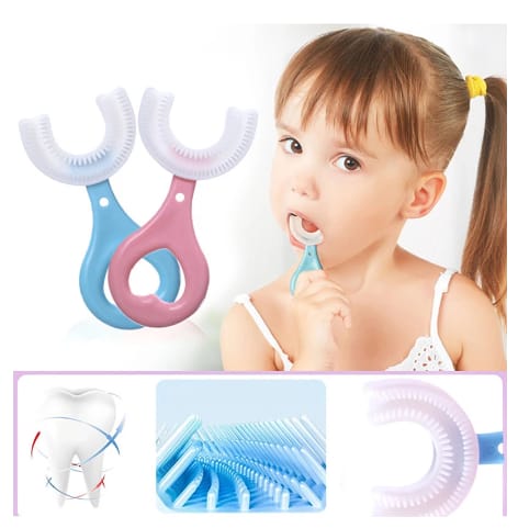 U-shaped Child Toothbrush - Brands Mania