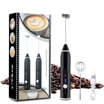 Rechargeable Milk Frother - Coffee & Egg Beater - Brands Mania